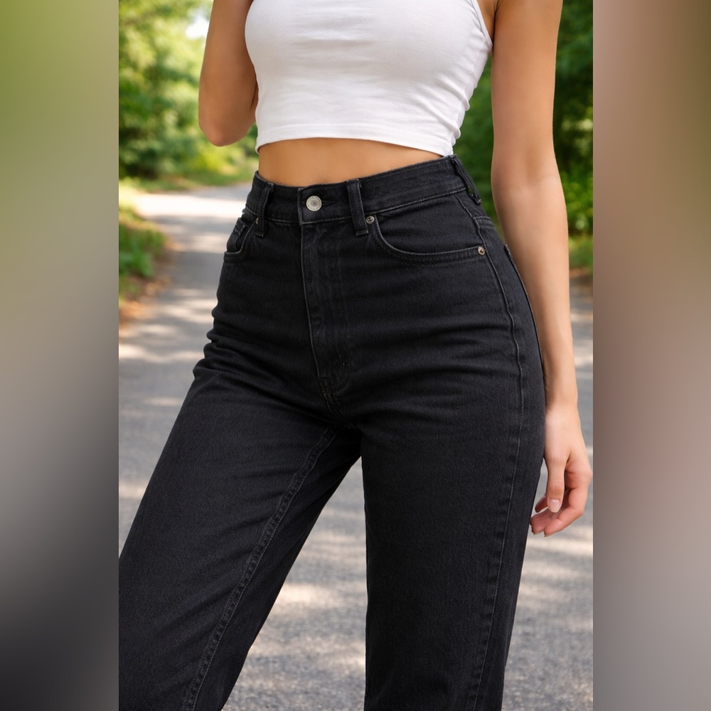 DKNY Jeans “Broome” High-Rise Vintage Black Jeans | Size 30/10